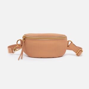HOBO Tan Leather Crossbody Bag